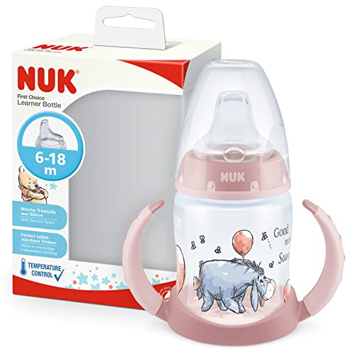 NUK First Choice+ Trinklernflasche | 6–18 Monate | 150 ml | Temperature Control Anzeige |...
