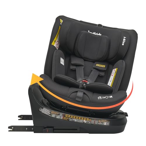 Jovikids 360° Drehbar Kindersitz mit ISOFIX und Ruheposition, i-Size (ECE R129) 40-150cm (ab Geburt...