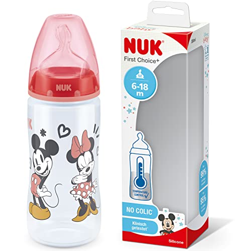 NUK First Choice+ Babyflasche | 6-18 Monate | Temperature Control Anzeige | 300 ml |...