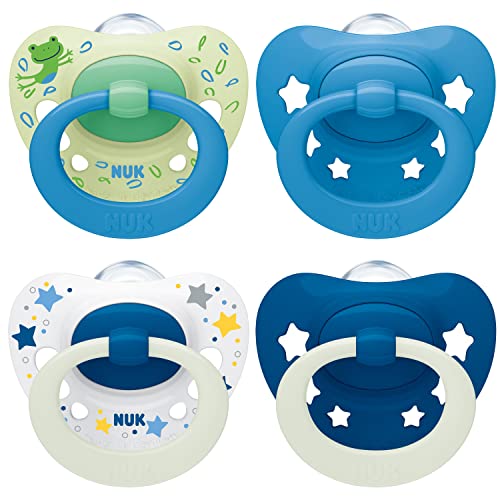 NUK Signature Day & Night Babyschnuller | 18-36 Monate | Beruhigt 95 % der Babys | BPA-freie...